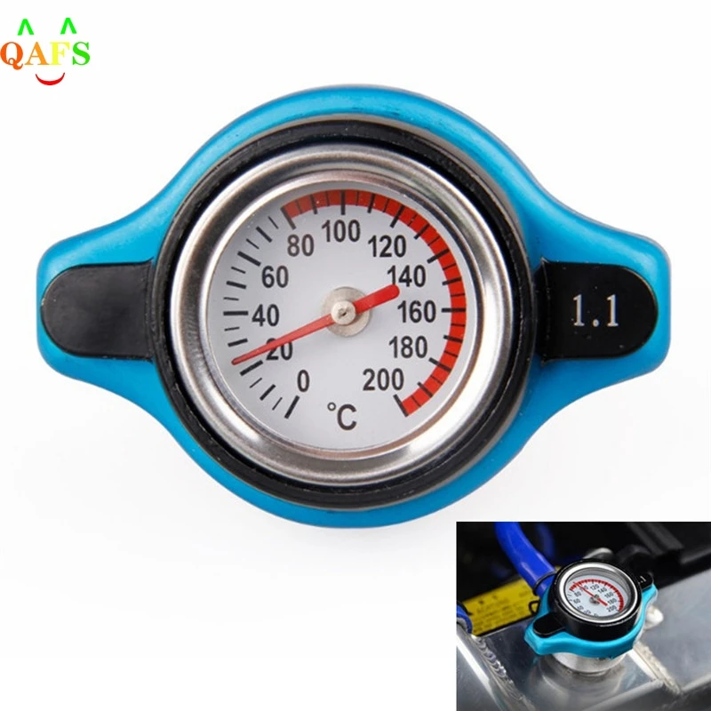 

1 Pcs Universal Car Thermost Radiator Cap Cover & Water Temp Gauge Meter 1.1bar
