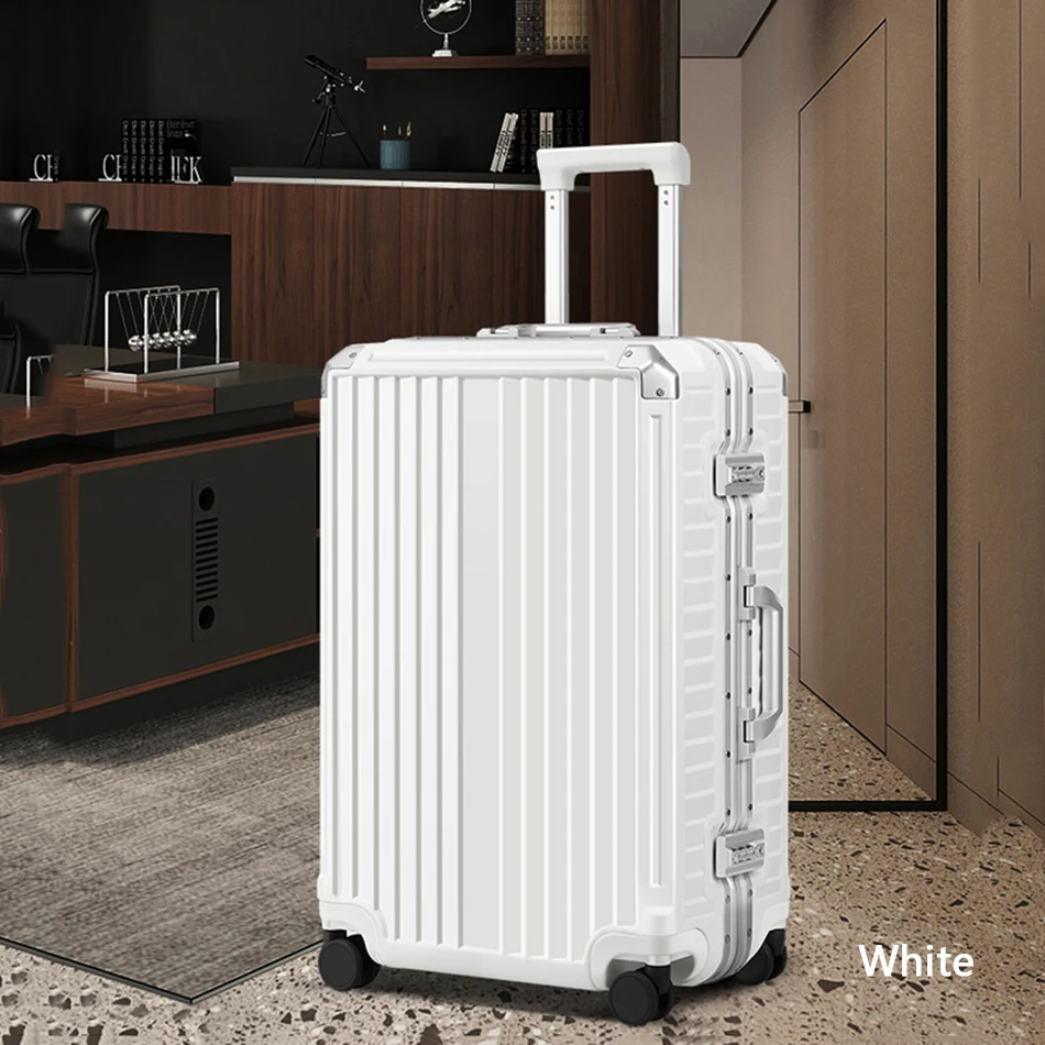 Aluminum frame suitcase women's beautiful suitcase men's luggage case 20 