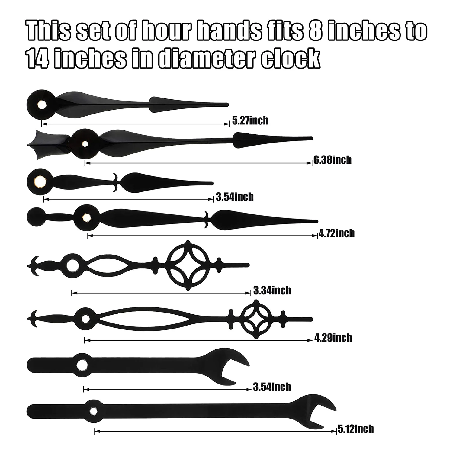 14-й стильный механизм часового механизма нетикающие стрелки часов замена