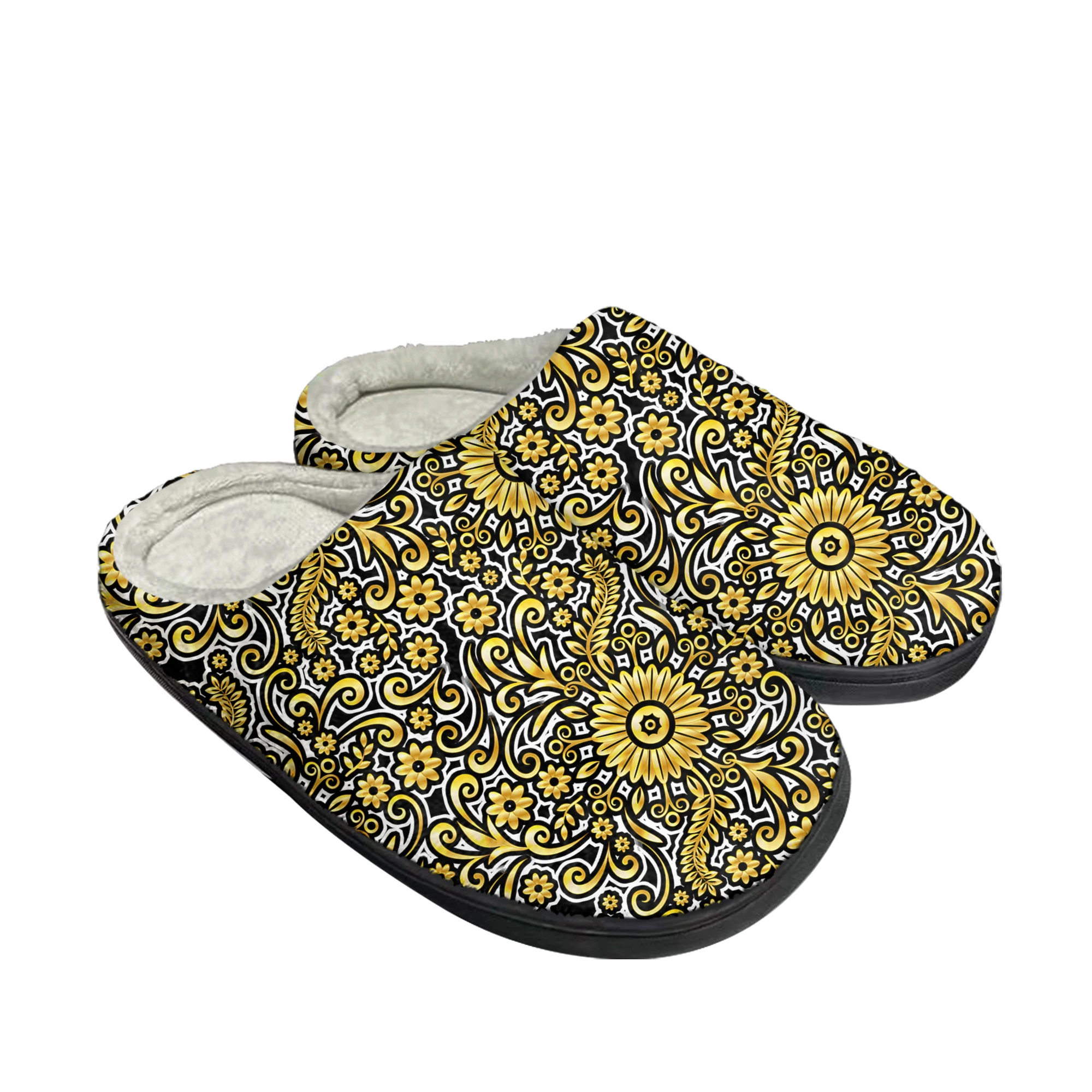 Mens Womens Plush Casual Keep Warm Shoes Thermal Slipper