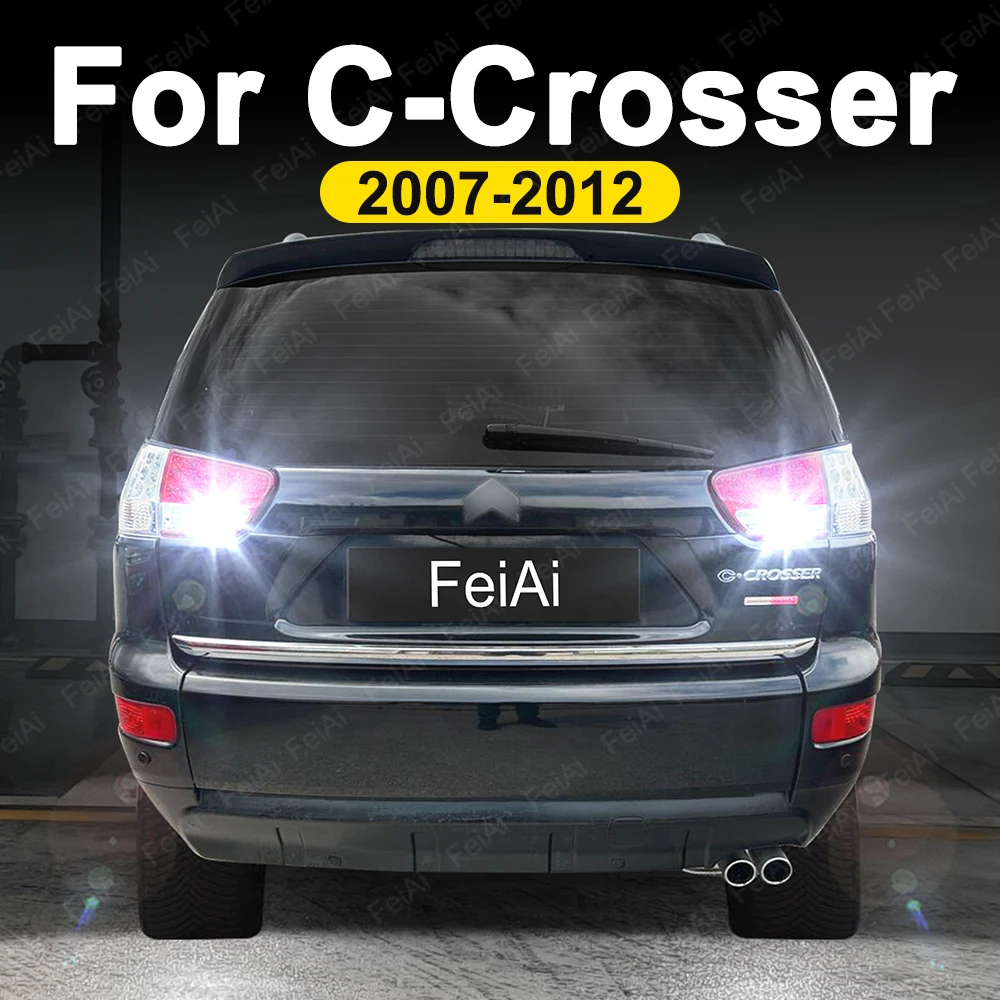 

Светодиодные фонари заднего хода для Citroen C-Crosser C-Zero 2007 2008 2009 2010 2011 2012, аксессуары для тюнинга, резервный фонарь заднего хода