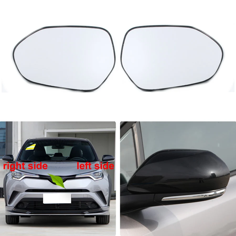 

For Toyota Izoa Levin CHR Car Accessories Exteriors Part Outer Rearview Side Mirror Lens Reflective Lenses Glass
