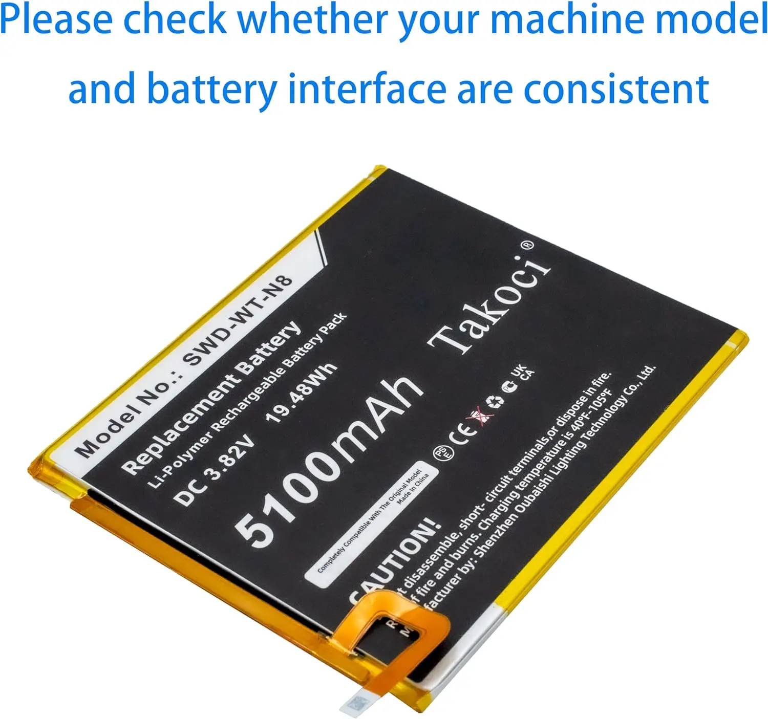 Сменный аккумулятор для Samsung Galaxy Tab A 8.0 2019 SM-T290 SM-T295 SM-T295C SM-T295N SWD-WT-N8 3 85 В/мА