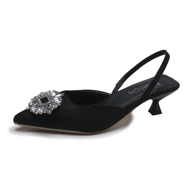 

Туфли-лодочки женские на высоком каблуке, вечерние сандалии с блестками, Свадебная обувь для женщин, летняя обувь с кристаллами