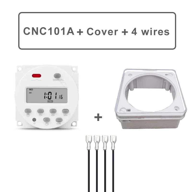 

Обновленный таймер CN101A с 28 группой настройки ВКЛ/ВЫКЛ 220 В переменного тока, 110 В переменного тока, 24 В постоянного тока, 12 В постоянного тока, цифровым ЖК-реле времени и водонепроницаемой крышкой