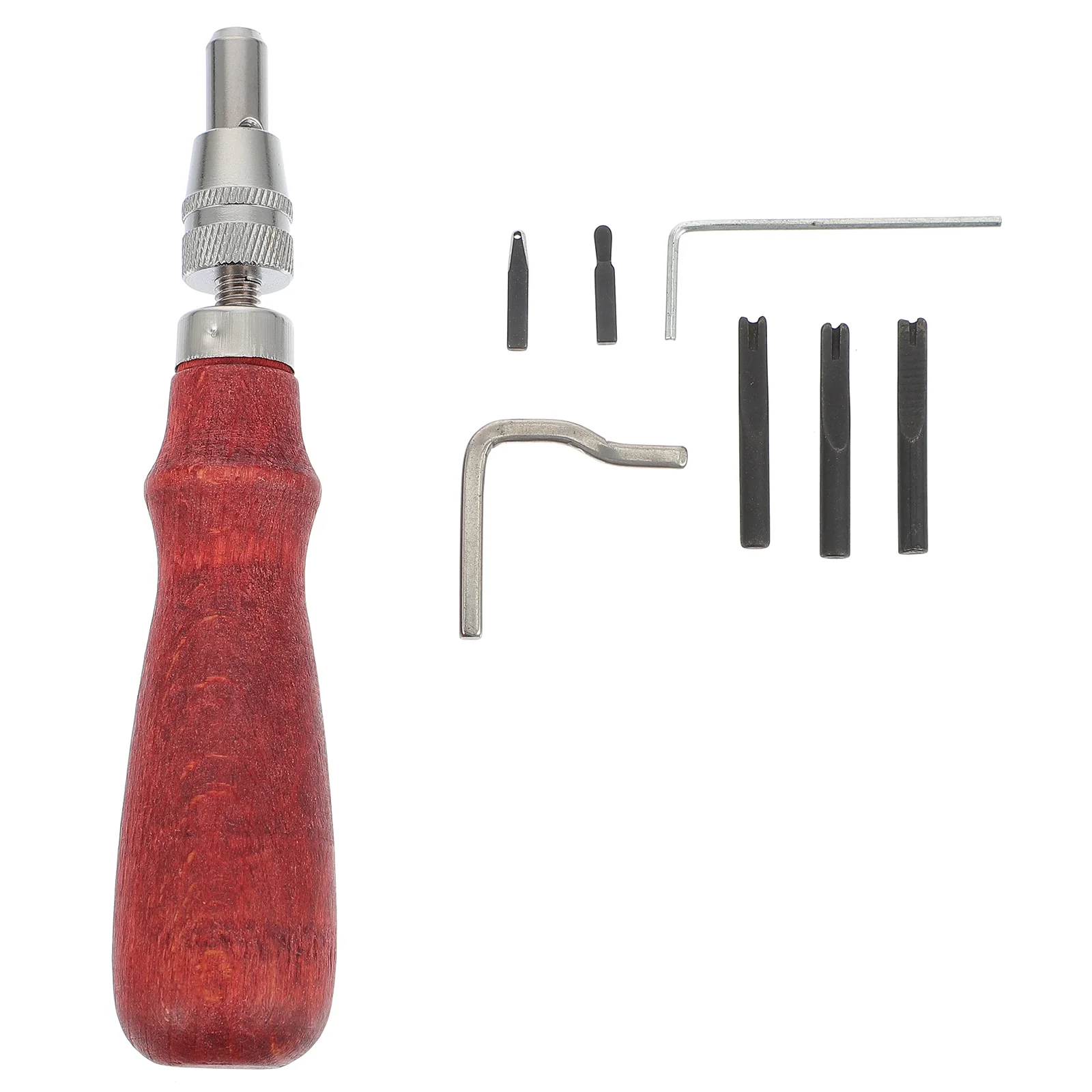

1 Set Professional 7 In 1 Leather Craft Tool Leather Groover Tool Hand Tools