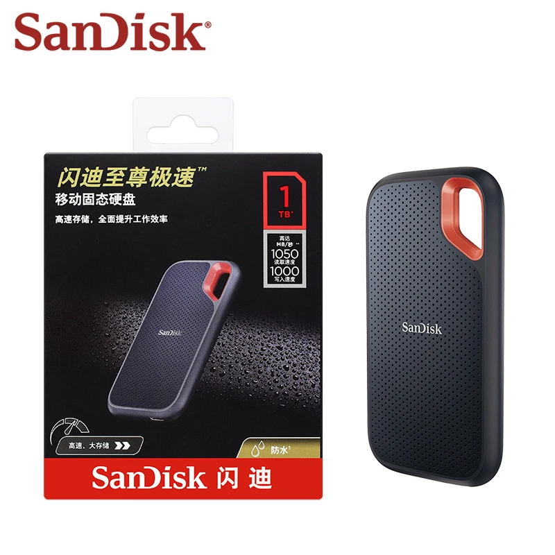 Высокоскоростной портативный SSD-накопитель SanDisk E61 500 Гб ТБ USB C 3 2 Gen - купить по