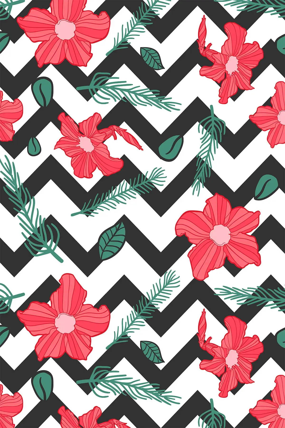 

Чехол для домашнего декора, ковры, ковры, зигзаг, Цветочная компоновка зем, чехол для ковра с цифровой печатью