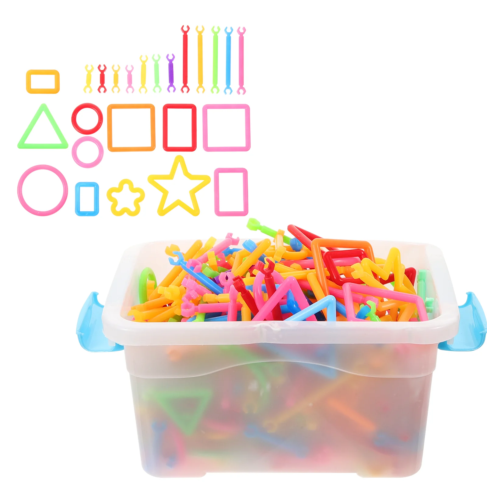 

1 Набор умных палочек «сделай сам», вставленная звеньевая головоломка, пластиковая вставная игрушка-конструктор (Стиль B)