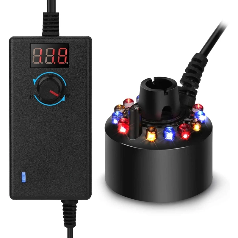 

Mist Maker Fogger Water Fountain Fog Air Humidifier Haloween Us Plug