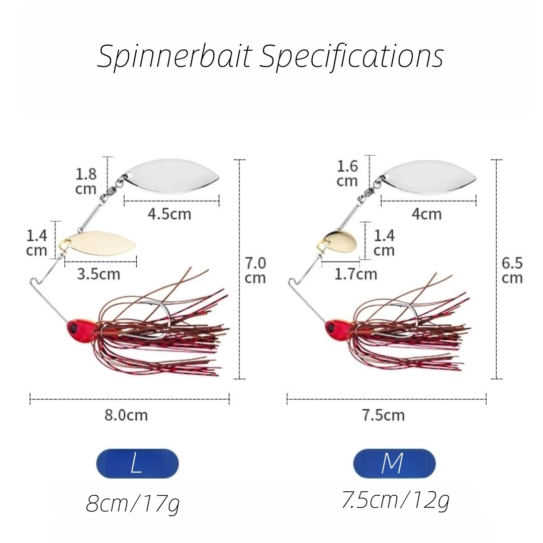 1/6 шт. 12/17 г композитная блесна вращающаяся в виде ложки с искусственными