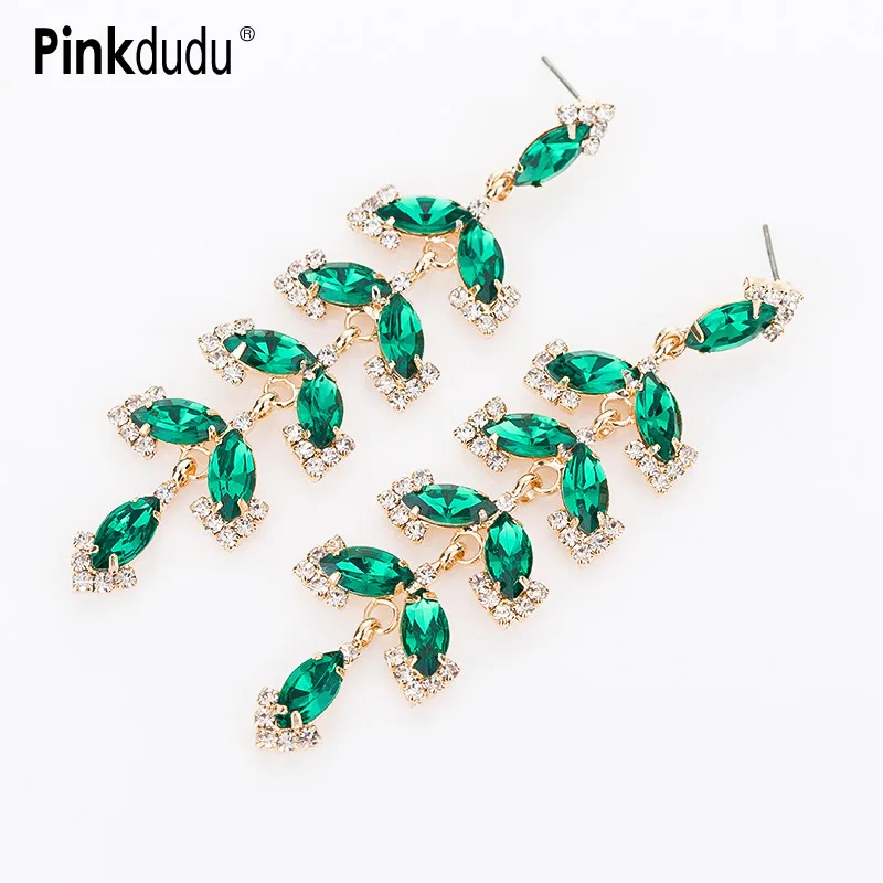 

Модные ранние серьги Pinkdudu, простые белые серьги Стразы из сплава для женщин, ювелирные изделия, подарки PD760