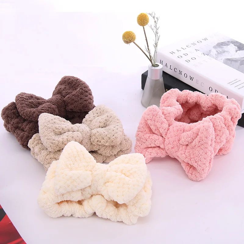 

Новое полотенце из кораллового бархата для сухих волос, полотенце из микрофибры Baotou, утолщенное полотенце для шампуня, быстросохнущая шапо...