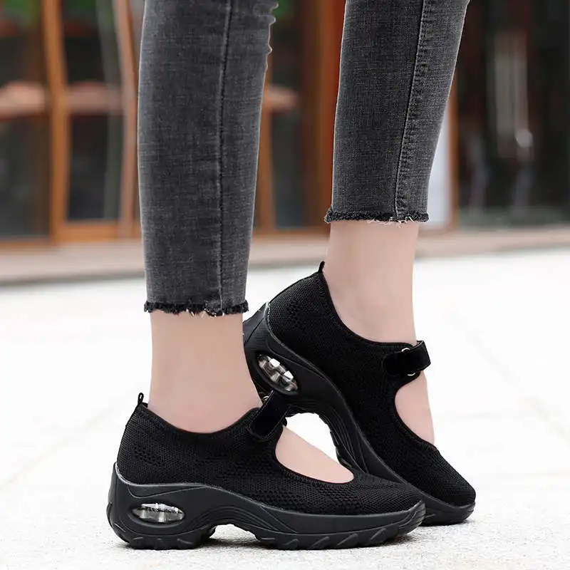 

Wading Women Running Shoes Number 44 Women's Sports Shoes Brands New White Sneakers Women's Sport Shoes On The Platform Tennis