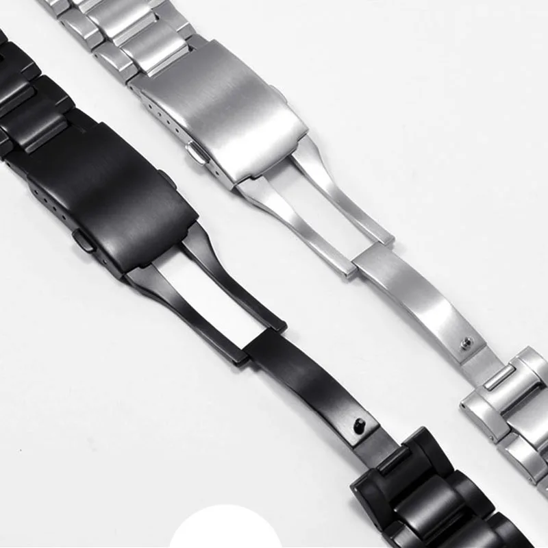 Stainless Steel Strap for Watch Band Replacement GST-W300 GST-S130 GST-400G GST B100 Metal Men's Watches Bracelet