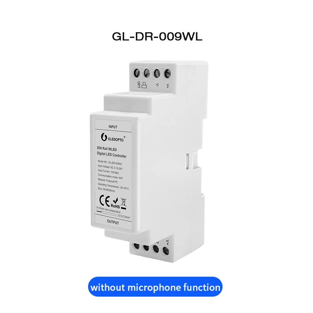 

GLEDOPTO RGB Контроллер GL-DR-010WL с микрофоном