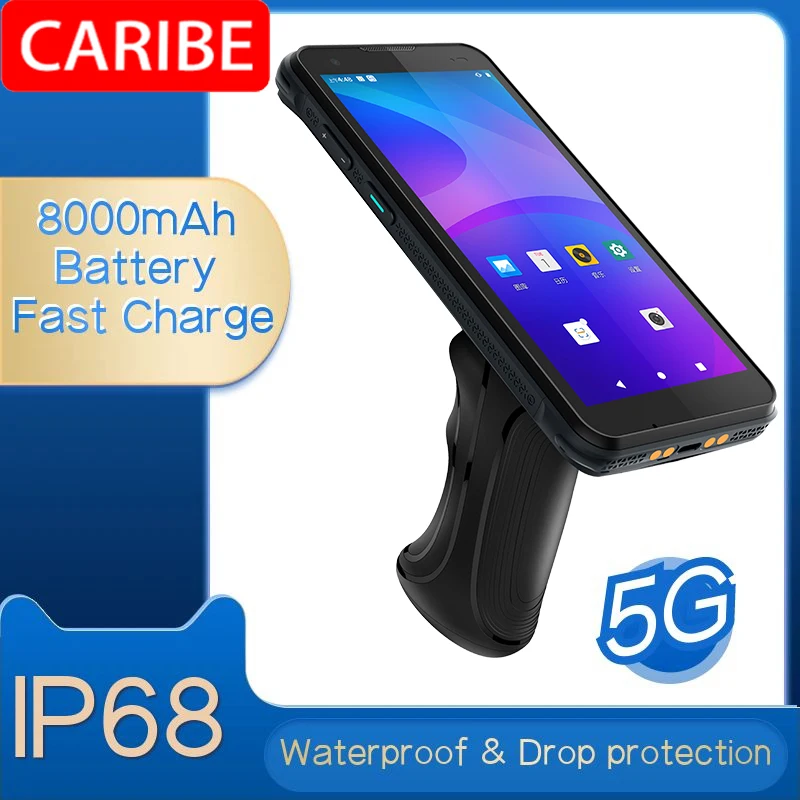 

CARIBE PL-60L New Arrival 6 inch Portable 2D Handheld Wireless PDA Android Barcode Scanner