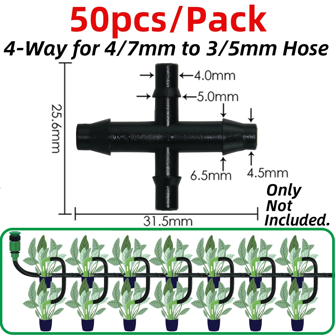 KESLA Комплект шлангов для капельного орошения 50 шт.