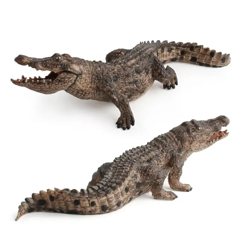 S For Collection Science Educational Toy Kids Crocodile Toy Alligator Action Figure Toy With Movable Jaw