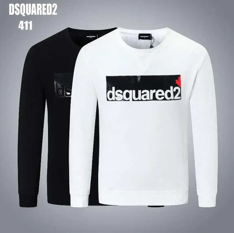

2023 Autumn Winter Dsquared2 Women/Men Printed Unisex Casual Loose Sweatshirt 411