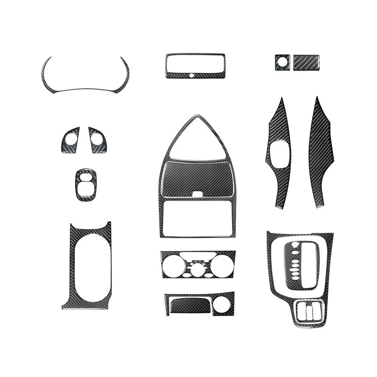 18 шт. декоративные наклейки из углеродного волокна для Toyota Celica 2000-2005