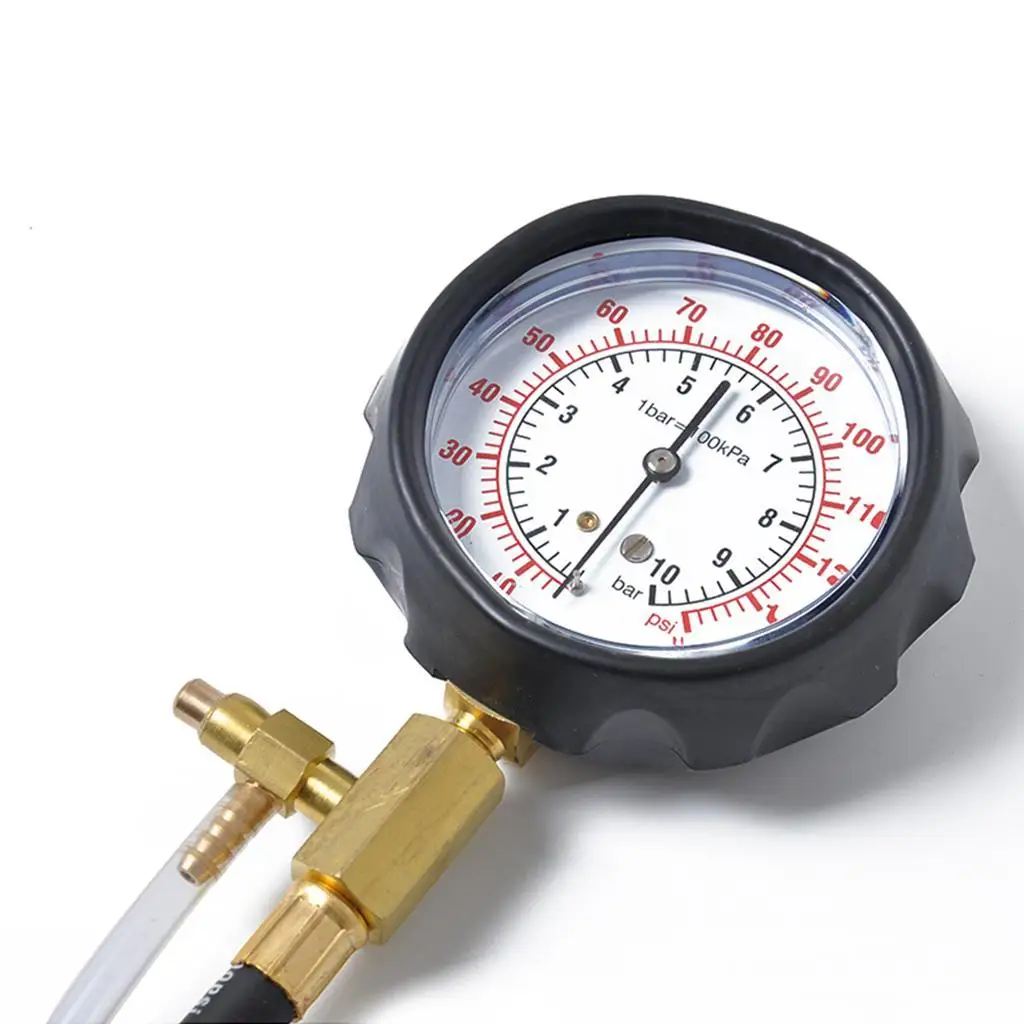 

140PSI Fuel Injection Pump Injector Pressure Dual Dial Pressure Gauge