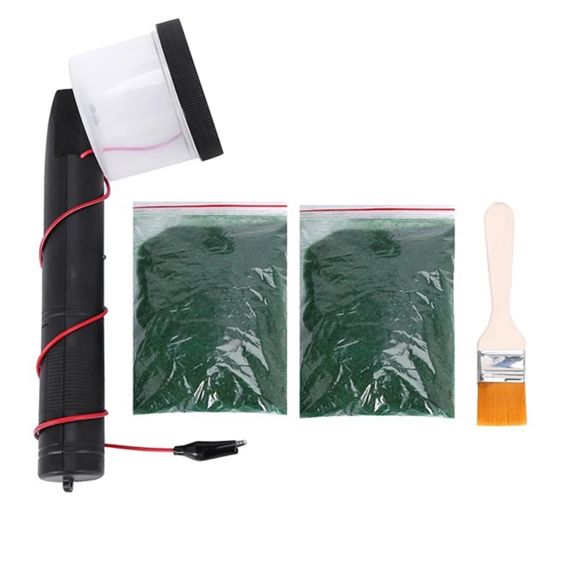 

Static Grass Flocking Applicator,Mini Electrostatic Flocking Machine,Portable Flocking Machine For DIY Scenic