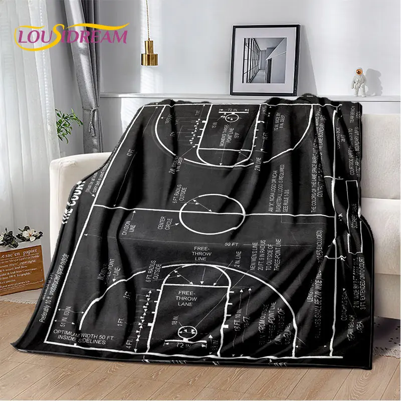 

Basketball Art Cartoon Soft Plush Blanket,Flannel Blanket Throw Blanket for Living Room Bedroom Bed Sofa Picnic Cover Bettdecke