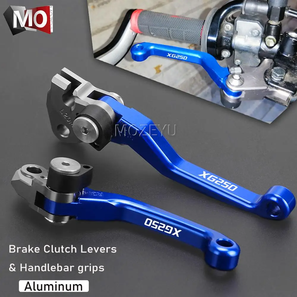 

Motorcycle Pivot Clutch Brake Levers Dirt Bike Lever Handle Grips For Yamaha XG250 XG 250 TRICKER 2004-2010 2009 2008 2007 2006
