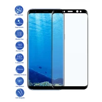 lcd cover screen protector tempered glass curved 3d for samsung galaxy s8 black