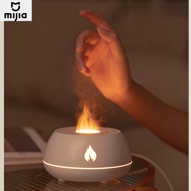 

Увлажнитель воздуха Mijia Youpin для дома, ультразвуковой распылитель эфирных масел, с цветной лампой