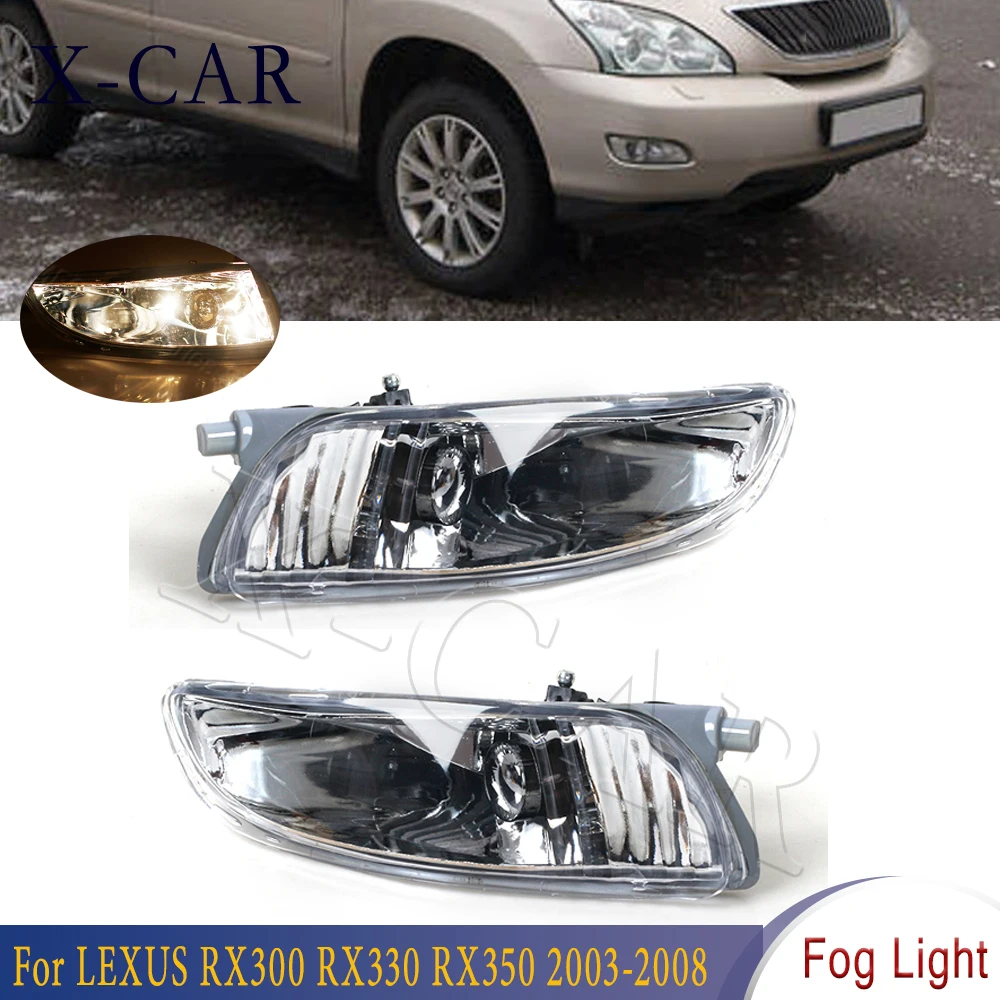

X-CAR Headlights Driving Lamp Fog Lights LED Headlight For LEXUS RX300 RX330 RX350 2003-2008 Fog Light Front Bumper Fog Lamp