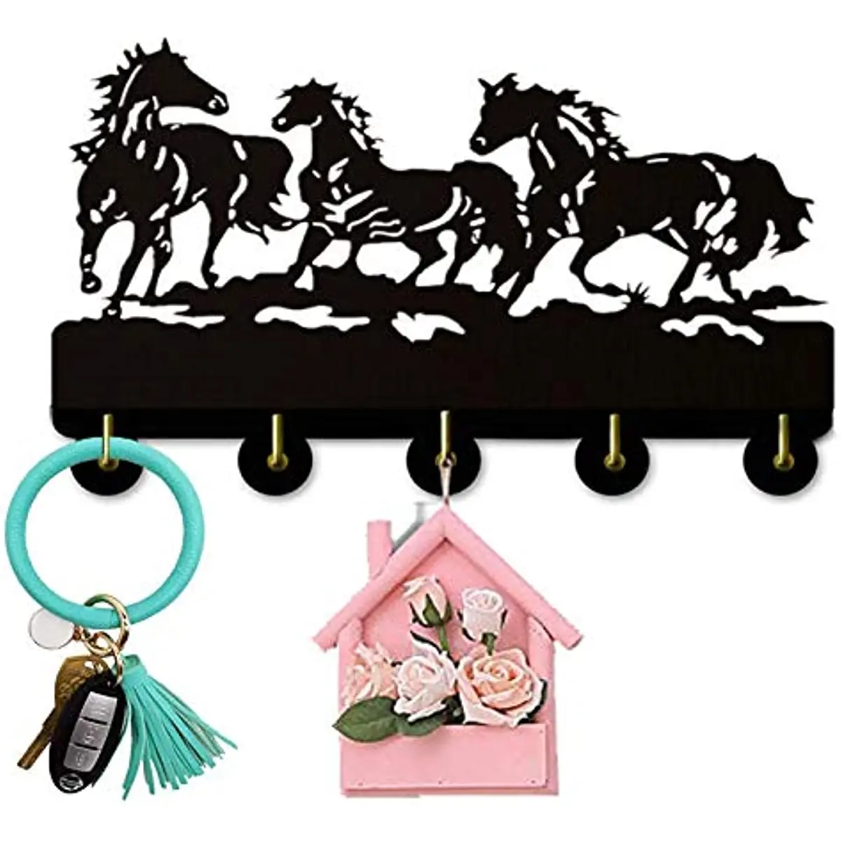 

Hook Decor Home Lamp Hook Animals Wall Kitchen Wall Coat Horse Rack Running Living Room Vintage Hook Door Key Wall Hanger Hanger
