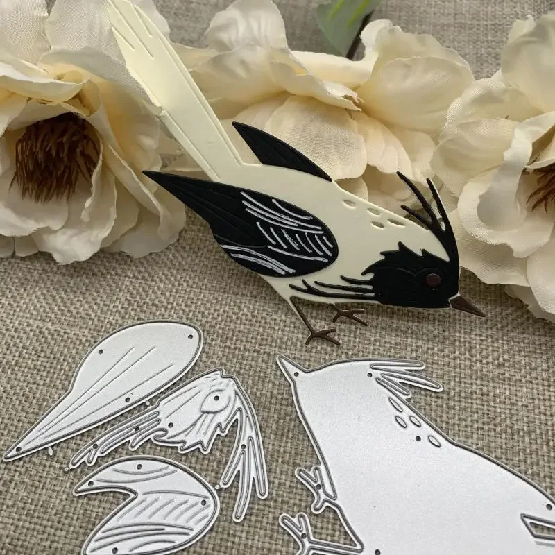Украшение в виде птиц металлические трафареты для резки DIY скрапбукинга