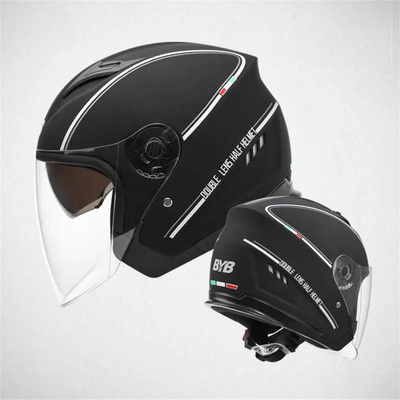 

Men Women Motorcycle Full Face Helmet Breathable Electric Bike Commuting Riding Helmet Anti-fog Lens Helmet Motocross Equipment