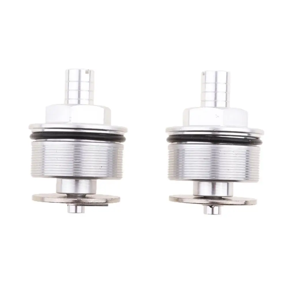 

1 Pair Aluminum Front Fork Bolts Cap Adjusters for Honda CB400 Silver