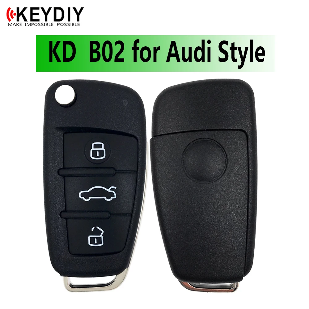 

KEYDIY B Series B02 3 Buttons Universal Remote Control for KD900 URG200 KD-X2 Mini KD To Generate New Remote for Audi A6L Style