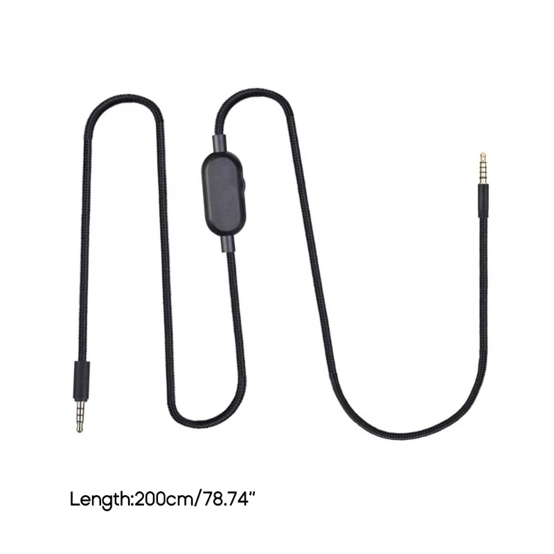 1 шт. плетеный сменный удлинитель 200 см для GPRO X G233 G433 кабель наушников со