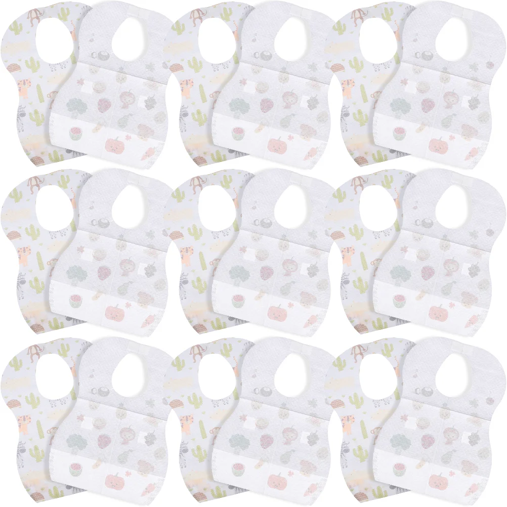 

40Pcs Baby Disposable Bib Teething Bibs Clothes Protector for Infant Toddlers
