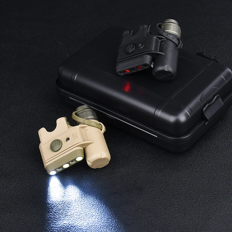 Светильник для шлема красный белый страйкбола