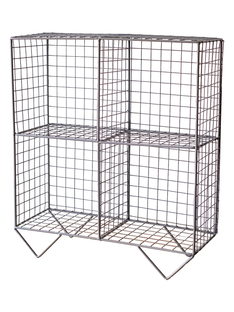 Железная напольная книжная полка для гостиной стеллаж хранения декоративная