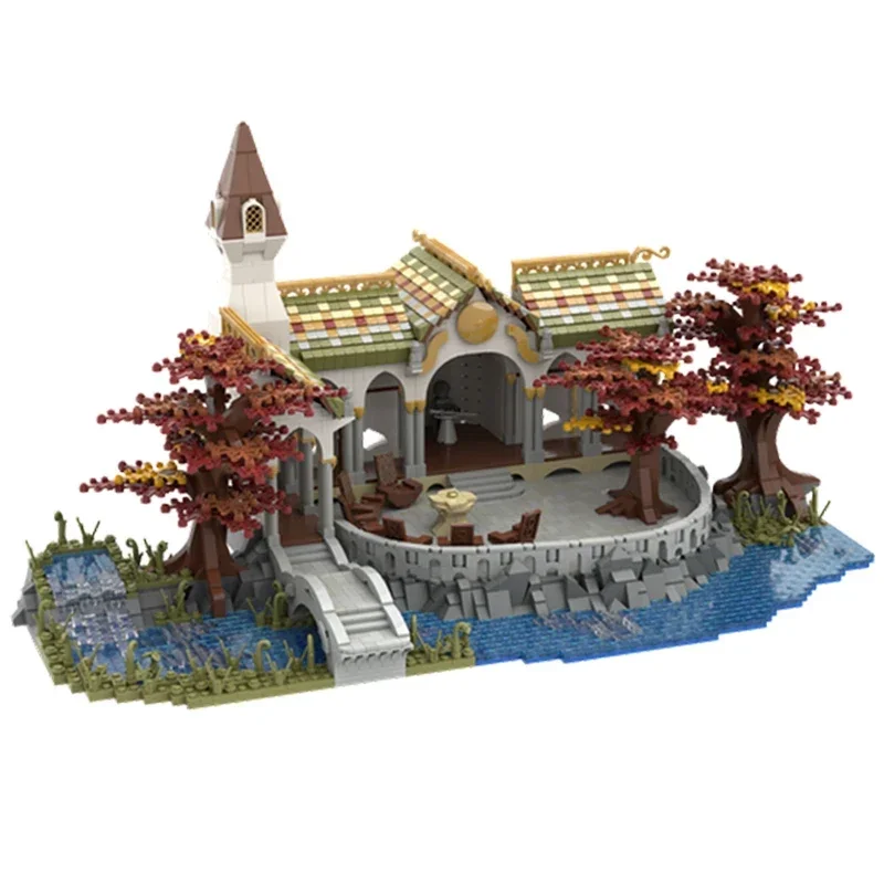 Конструктор Король колец Moc Модульные строительные блоки конструктор Совет