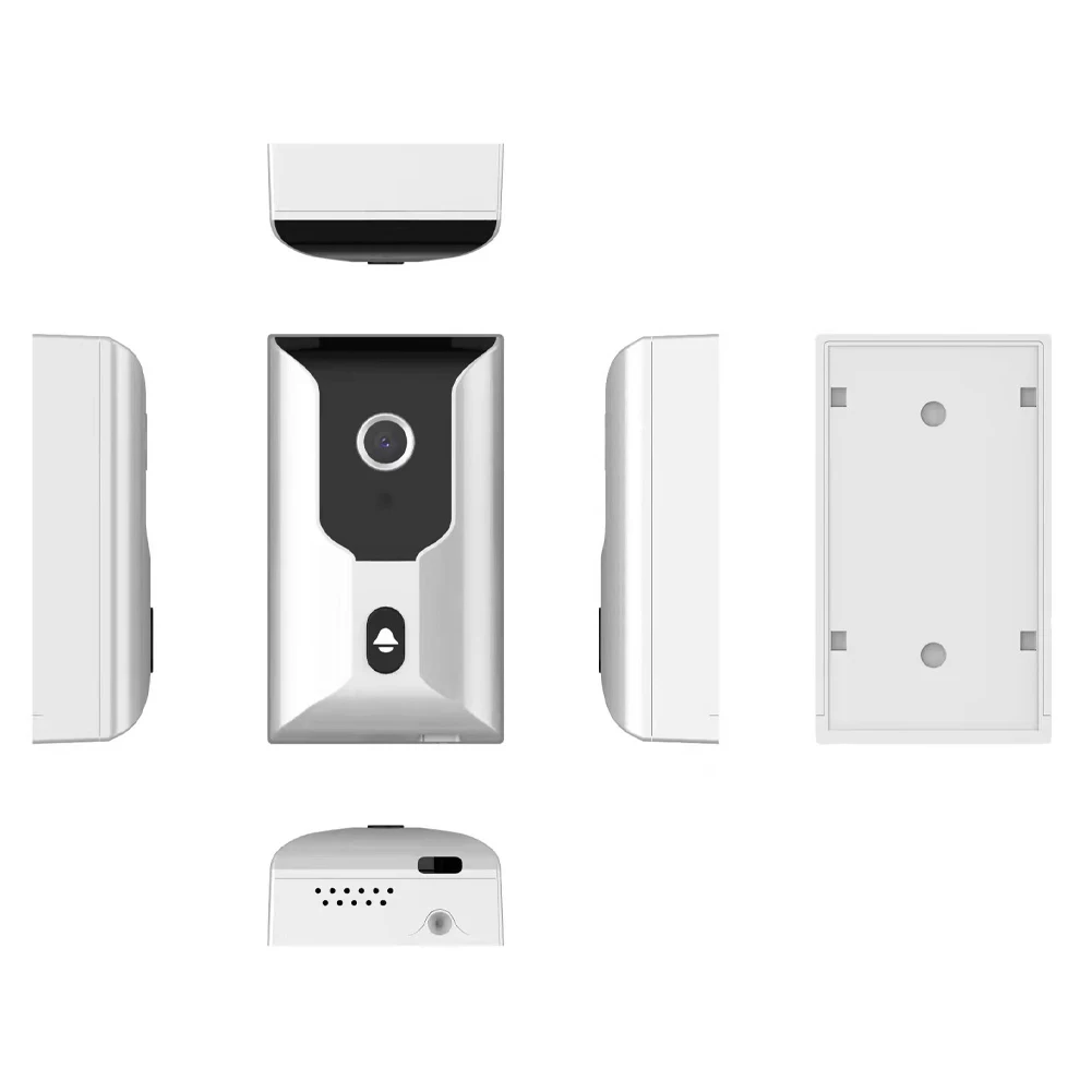 

Smart Home Security Real Time Monitoring HD Night Vision Anti Theft Video Doorbell Camera Wide Angle With Chime WiFi Remote