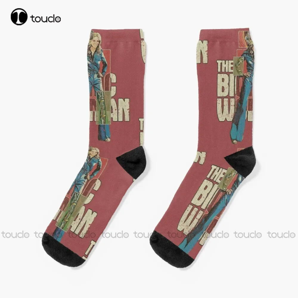 The Bionic Woman Socks Тапочки для женщин Унисекс Взрослые Подростковые Молодежные Носки