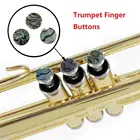 3 шт.компл. кнопки на палец, колпачок для трубного клапана, музыкальные латунные инструменты, оболочка для трубы, клапан для ремонта, клапанные ключи, проигрыватель
