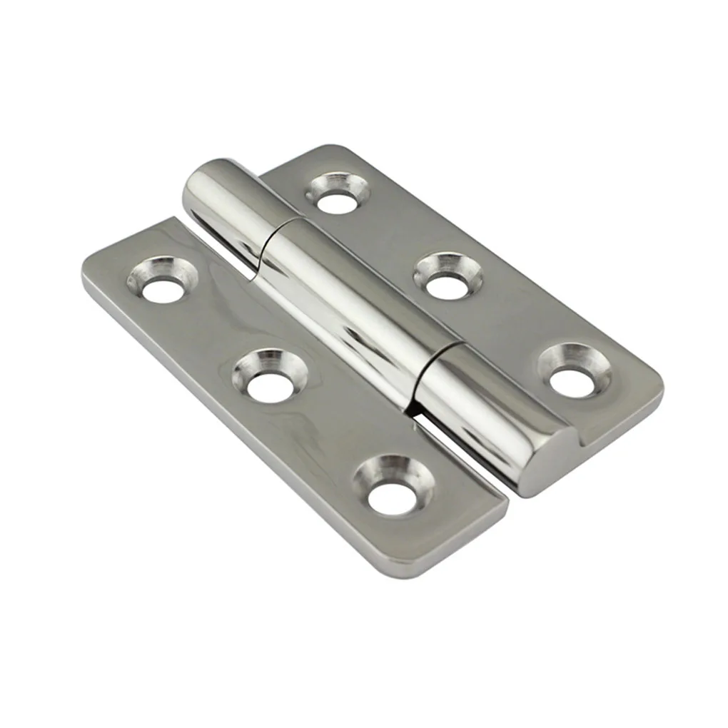 

Deck Hinge Firm Structure Cabin Locker Handy Installation Polished Surface Upgraded Fittings Boat Supplies 5*70*100mm