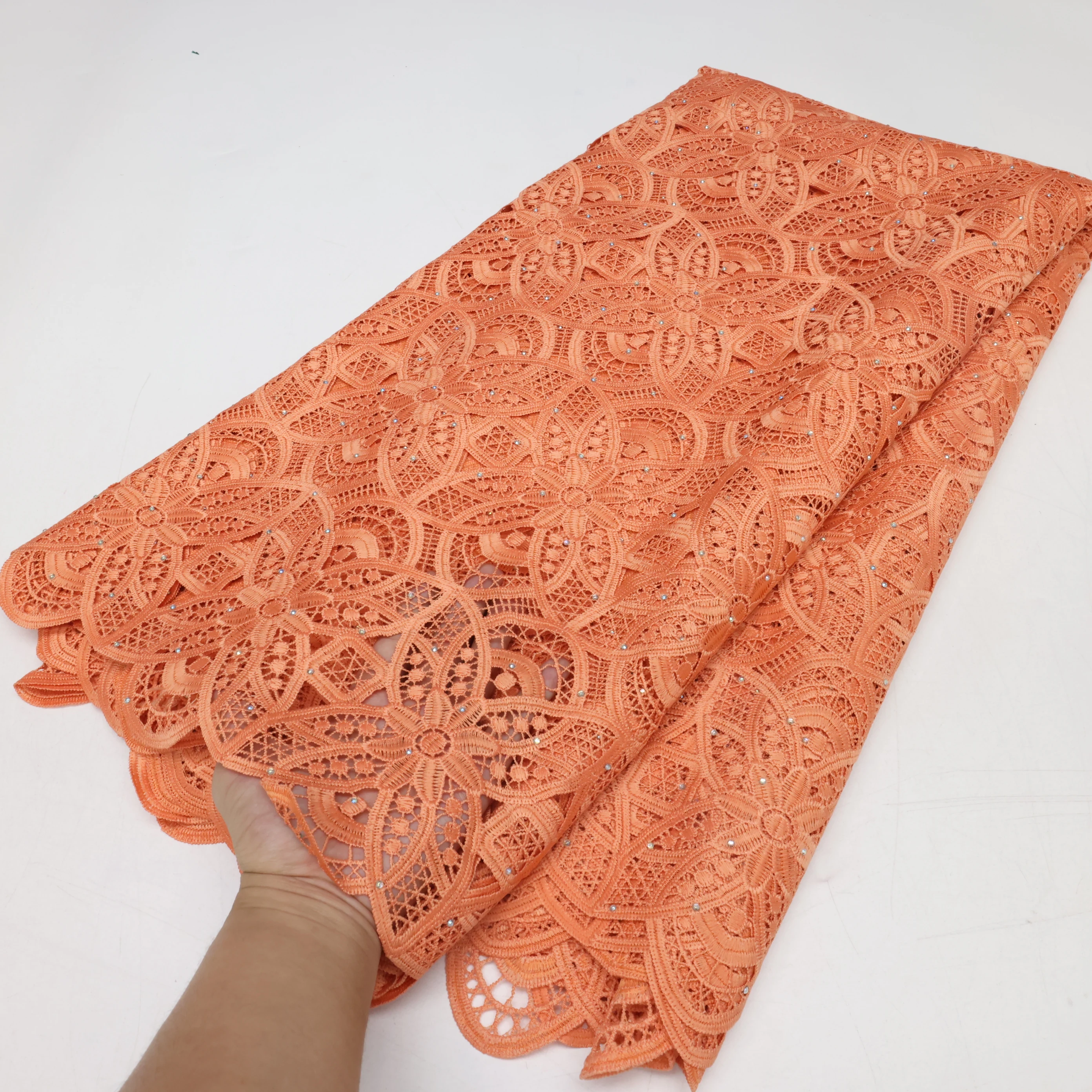 

NI.AI, новинка, нигерийская швейцарская вуаль, кружевная ткань, 2022, высокое качество, французский шнур, кружево, африканская кружевная ткань с камнями для платья