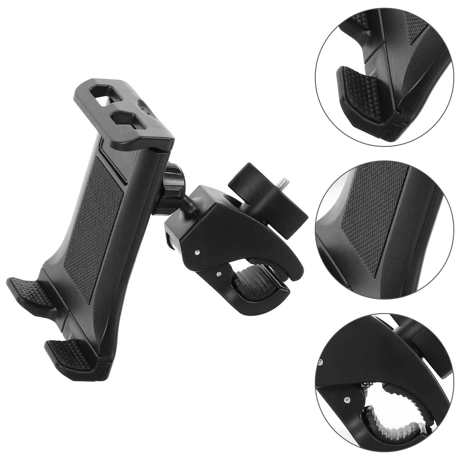 

Mobile Phone Holder Mount Bracket Bike Handlebar Stroller Treadmill Attachment Exercise Tablet Sports for Bicycle