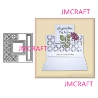 jmcraft 2022 new butterfly flower folding card metal cutting dies diy scrapbook handmade paper craft metal steel template dies