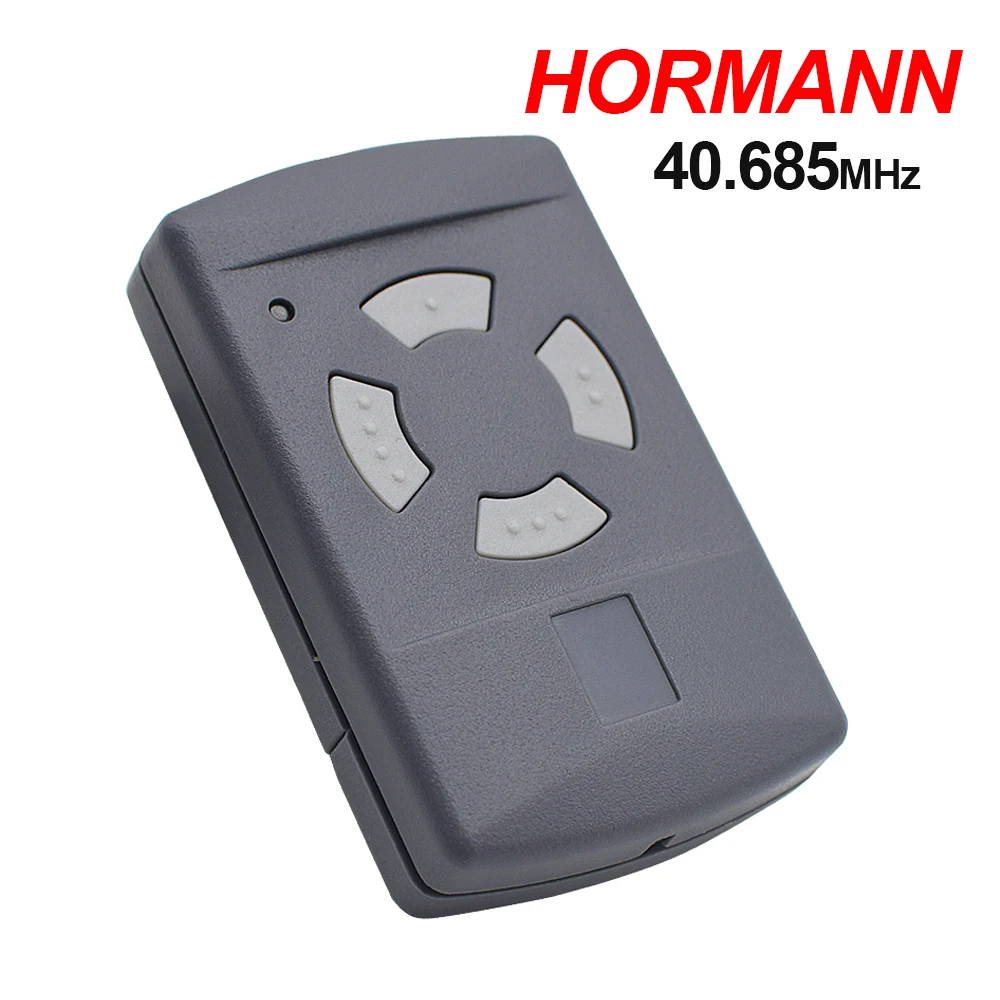 

100% Replacement HORMANN HSM2 HSM4 HSE2 HSE4 HS2 HS4 40.685 MHz Garage Remote Control 40MHz Grey Button Gate Door Opener